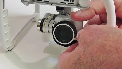 DJI Phantom 3 - Alternate Method for Camera Lens Filter Removal