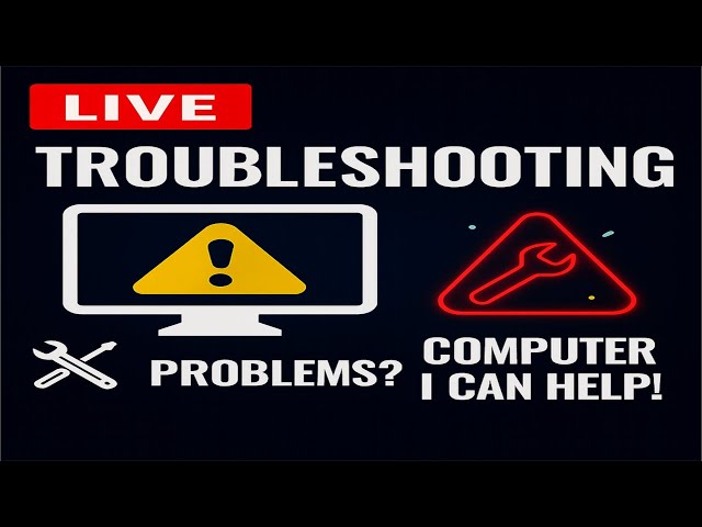 Live PC Troubleshooting – Solving My Issues & Yours (Interactive