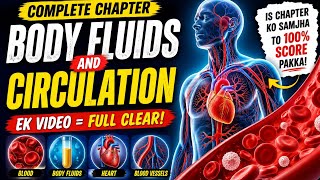 Body Fluids and Circulation in 1 minutes | NEET 2027 Complete Revision 🔥 | One Shot Biology #neet