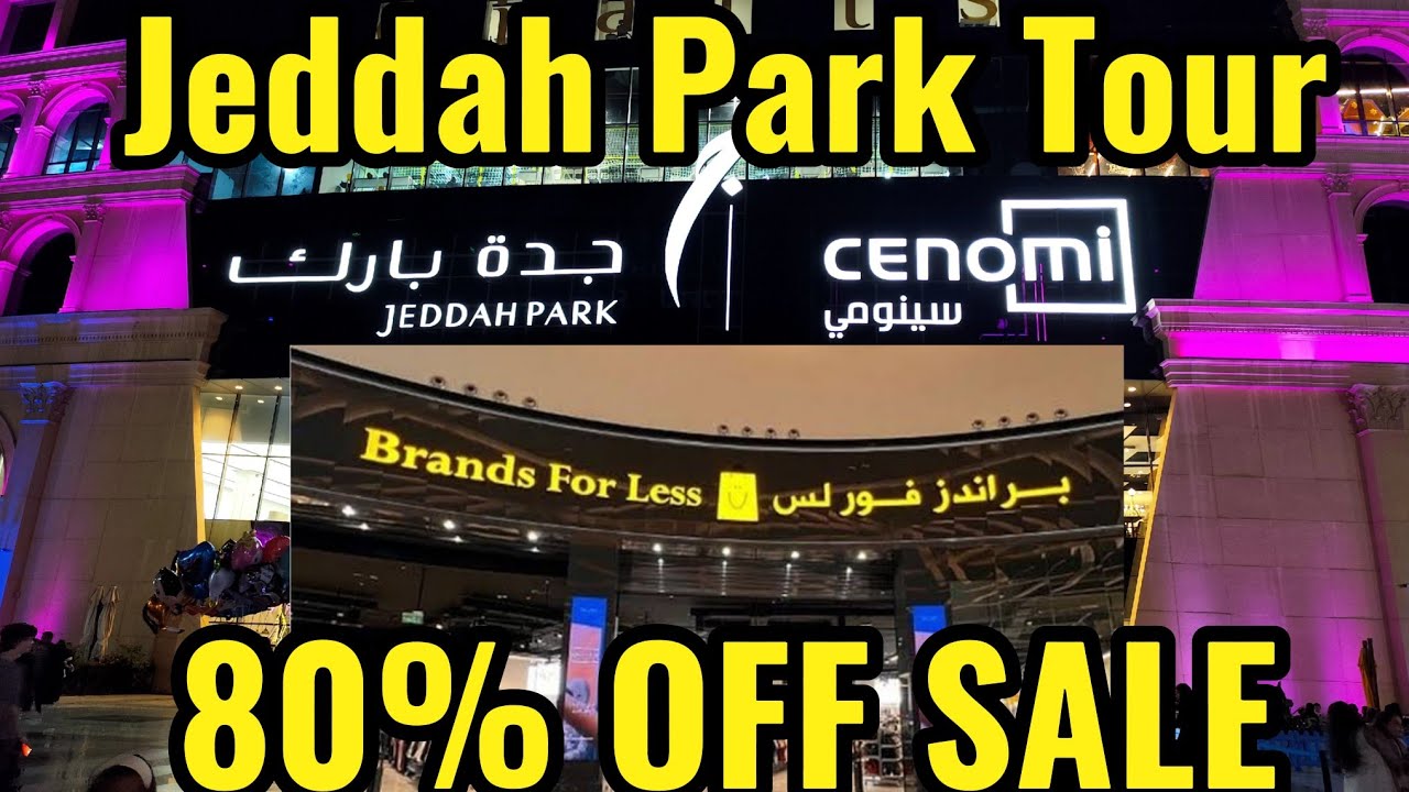Brand For Less 80% OFF 🔥 +Huge Jeddah Park Mall Tour