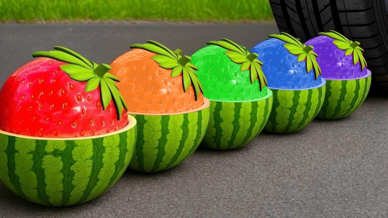 BEST Crushing Car Moment Compilation! Car vs Things Soft, Water, Crunchy, Coca-Cola Watermelon ASMR