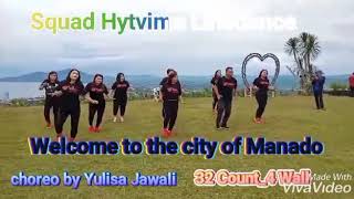 Selamat Datang di Kota Manado Linedance choreo by Yuke/Yulisa Jawali