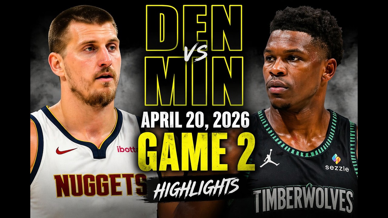 Denver Nuggets vs Minnesota Timberwolve Game 2 Highlights Winning ...