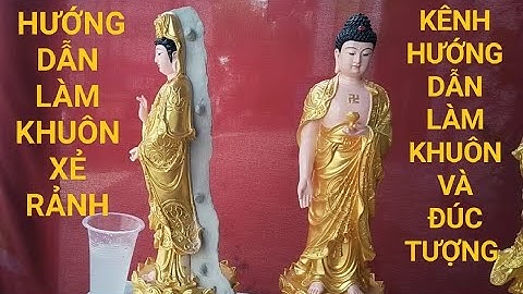 Cách làm khuôn xẻ rảnh | ( phần 1) đắp đất sét tạo khuôn xẻ rảnh