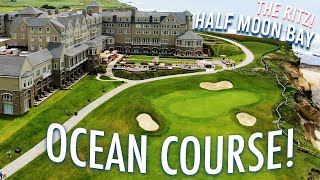 COACH LIKES THIS COURSE MORE THAN PEBBLE BEACH!/HALF MOON BAY/PART 1