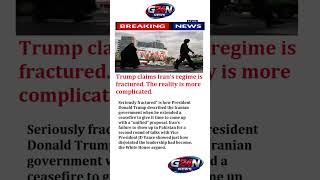 Trump claims Iran’s regime #shortsyoutube #shorts