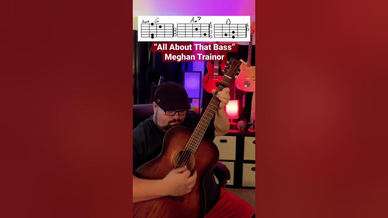 All About That Bass by Meghan Trainor! #guitar #shorts #youtube #trending #tiktok #music #love #song