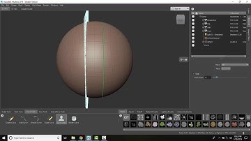 Mudbox 04 16 Create Precise 3D Curves Based on a Plane