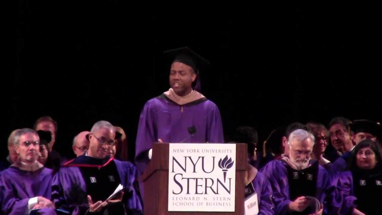 NYU Stern MBA Graduation Convocation Speech Justin Croxton YouTube