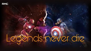 Marvel’s Iron man and Captain America - “Legends never die”