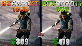 RX 6750 XT vs RTX 3070 Ti | Tested in 15 games