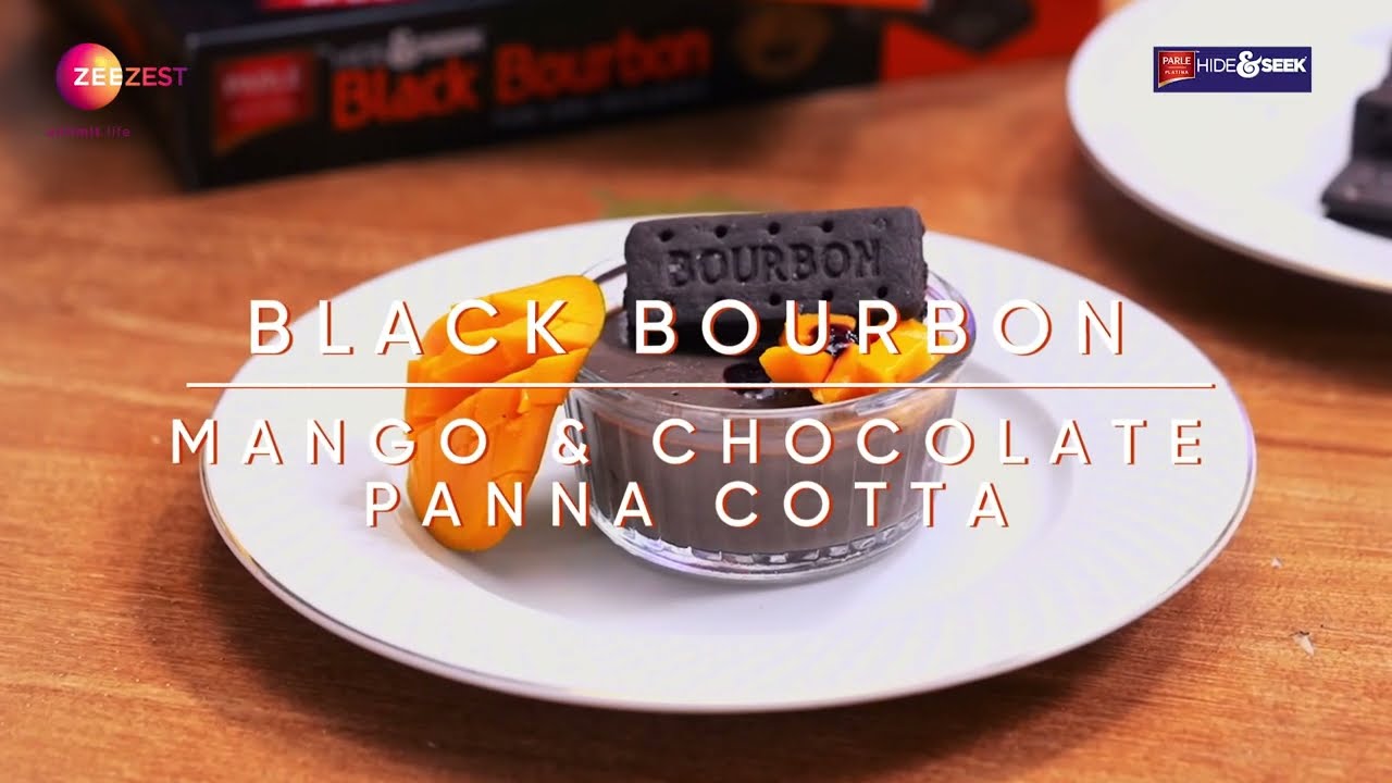 How to make Black Bourbon Panna Cotta | Parle Hide & Seek | Zee Zest