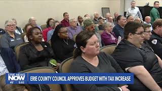 Erie County Council Approves Budget with Tax Increase