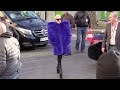 EXCLUSIVE - The always colorful Lady Gaga arriving at the Grand Palais in Paris