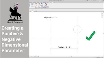 Revit Families  - Creating a Positive & Negative Dimensional Parameter