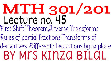 MTH301 Lecture 45 | MTH201 Lecture 45 | Kinza Bilal | Education World