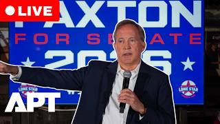 LIVE: Trump-Endorsed Ken Paxton Awaits Texas GOP Senate Runoff Results in Dallas | APT