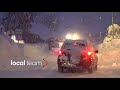 Dolomiti, nevicata eccezionale: situazione Arabba ore 17.00