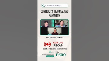 VA101 S2 P4 | Sending Contracts, Invoices, and Payments