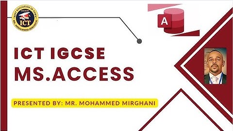 ICT IGCSE Ms Access Specimen Paper 2023 - P2 Q22