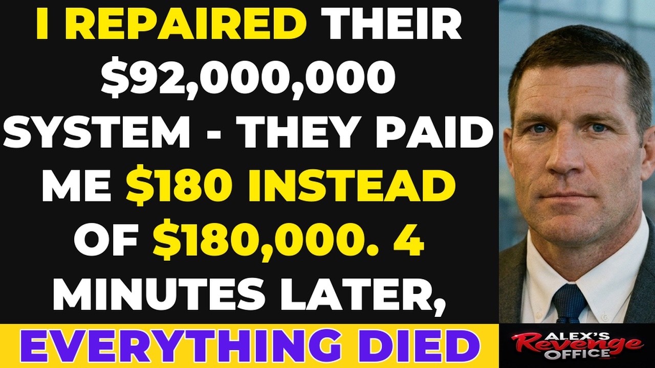 Ho passato nove giorni a salvare il sistema da 92 milioni di dollari di un'azienda, e quando finalmente ho presentato la fattura di 180.000 dollari, Julian Albright mi ha riso in faccia. Mi ha...