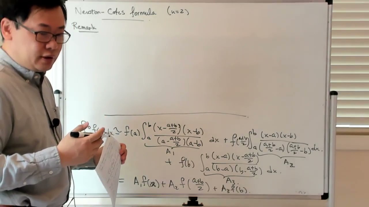 Newton-Cotes Formula (n=2)