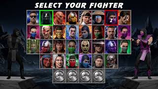 MORTAL KOMBAT TRILOGY HD Character select screen remastered
