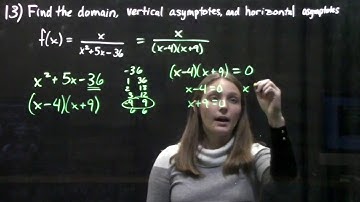 3.7 Rational Functions #13
