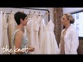 The Knot Dream Wedding 2017: Elena and Amanda Find Their Dream Dresses