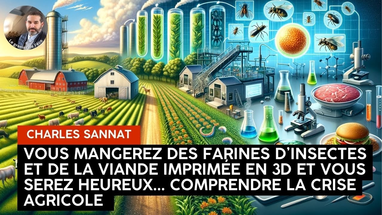 Basculement. Vous mangerez d'la daube et vous serez heureux ! Farines d'insectes, viande cellulaires