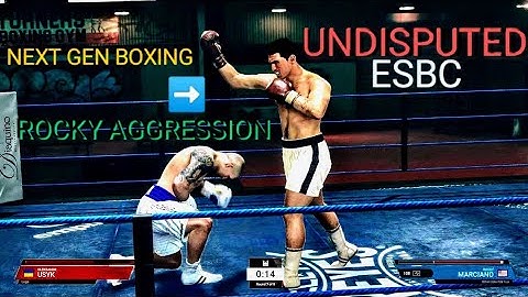 ESBC UNDISPUTED🥊Rocky Marciano Vs Oleksandr Usyk K.O‼️(NEW Online Beta Gameplay/Full Fight/PC/Steam)