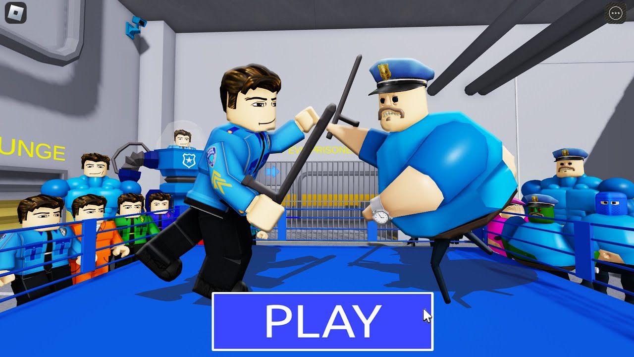 ROBLOX COP Team vs BARRY Team in BARRY'S PRISON RUN! New Scary Obby (# ...
