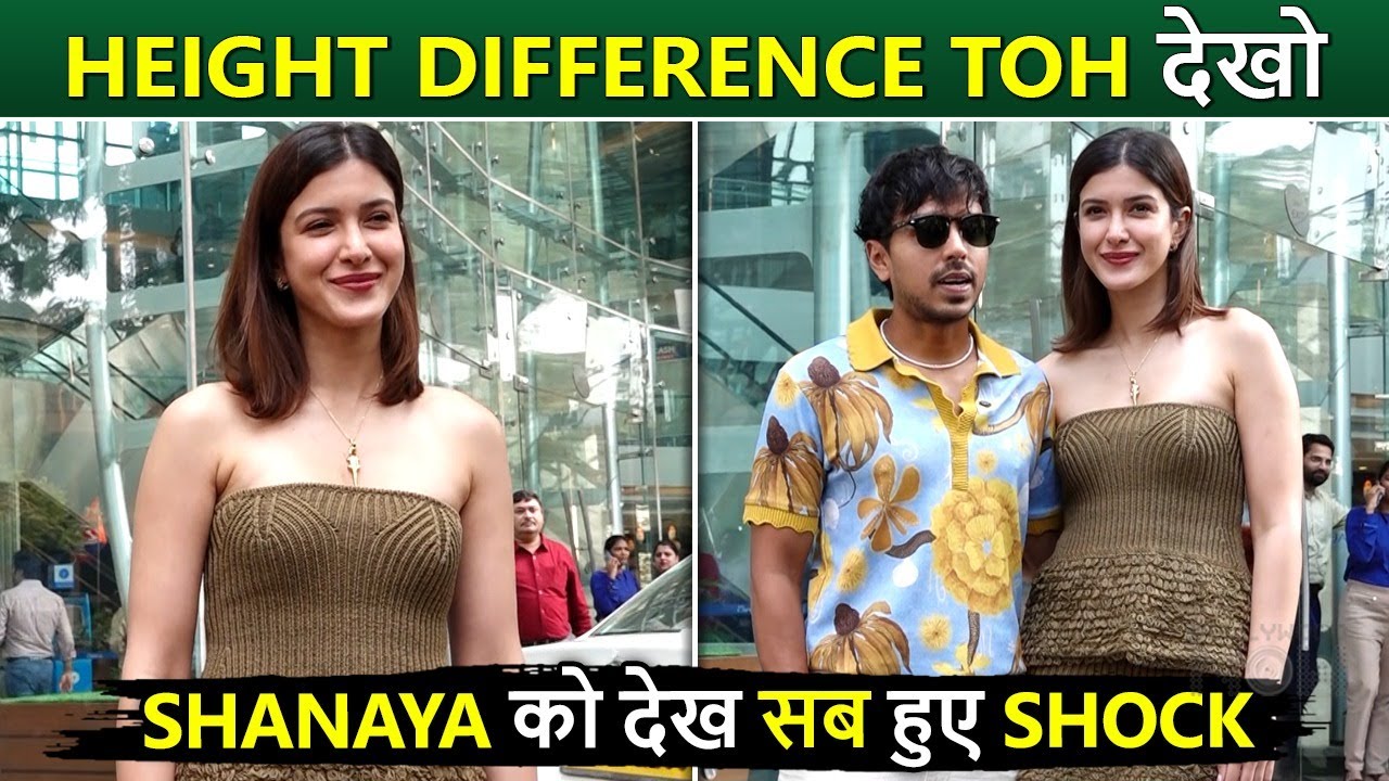 Shanaya Kapoor & Adarsh Gourav Go Viral Over Their Height Difference!