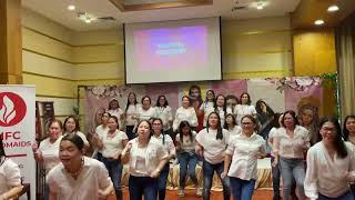 Late Upload: Dancing Queen Flashmob Dance Fellowship by MFC Handmaids UAE