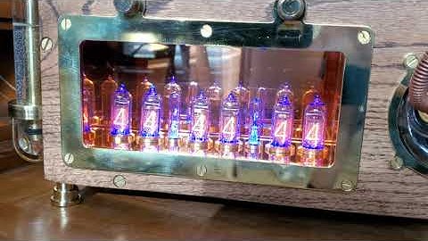 Skeen & Co. Enigma Device. Nixie tube clock