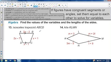 Unit 6 Review - Quadrilaterals