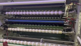 2023 Promotion model Fully Automatic Bopp adhesive packing tape slitting machine