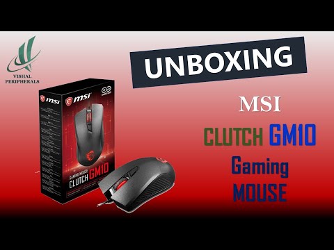 MSI Clutch GM10 Gaming Mouse Unboxing Video