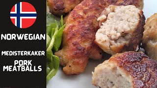 🇳🇴 Norwegian Medisterkaker Recipe | Passport Cookbook | Traditional Pork MeatballsEasy Nordic Food