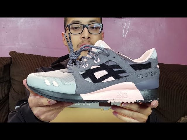 These SOLD OUT QUICK!!! Woei x Asics Gel-Lyte III Nylon" Review!!! - YouTube