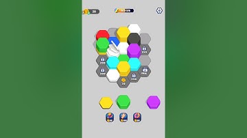 🎮 “Hexa Sort Level 22: Easy Start – Let’s Sort & Win! 🟦🟩🟧”