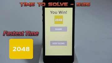 2048 - Fastest Time Ever (Jailbroken Cydia Hack)