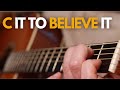 Play this c chord lick on acoustic 