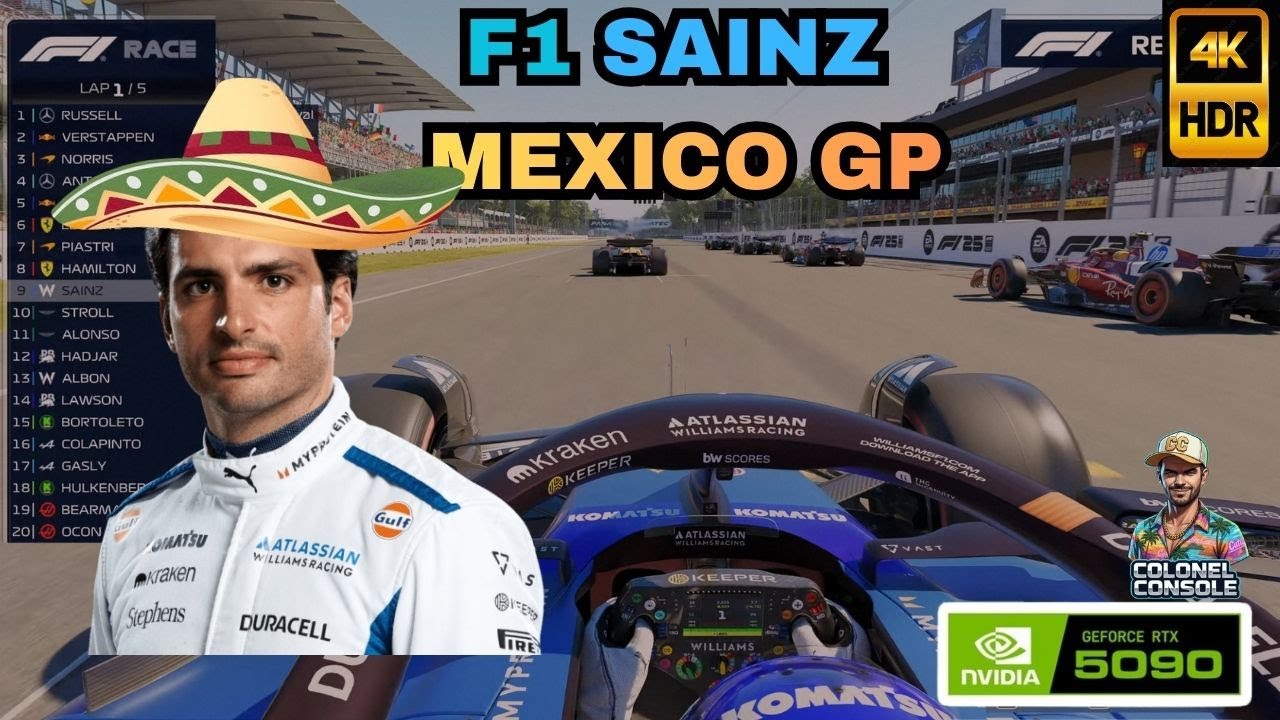 Formula 1 Sainz Mexico GP