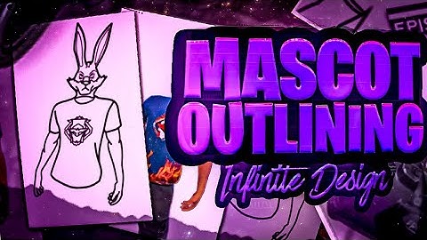 How to make FF mascot outline in Infinite design | Masca-Part 1| Infinite design | Graphic designing