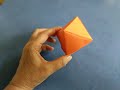Как сделать октаэдр из бумаги оригами | How to make Octahedron origami