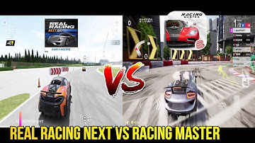 REAL RACING NEXT VS RACING MASTER COMPARISON GAMEPLAY ANDROID ULTRA SETTING 2021