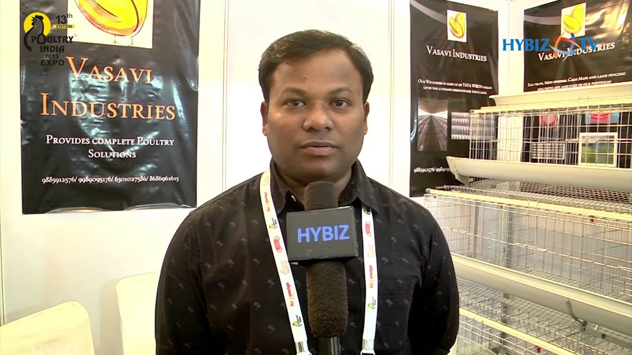 Vasavi Industries MD Kishore Reddy | Poultry India Expo 2019 Hyderabad