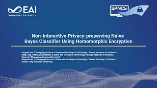 Non-interactive Privacy-preserving Naive Bayes Classifier Using Homomorphic Encryption