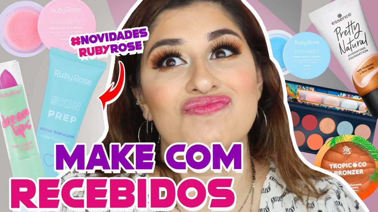TESTANDO NOVIDADES * RUBY ROSE, ESSENCE, RK BY KISS e DRIDE - YouTube